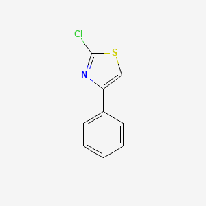 Chemical structure of 2-Chloro-4-phenylthiazole