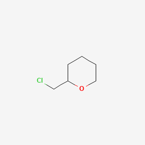 Chemical structure of 2-(Chloromethyl)tetrahydro-2H-pyran