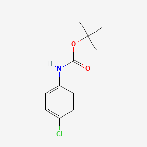 Chemical structure of 4-Chloro-(N-Boc)aniline