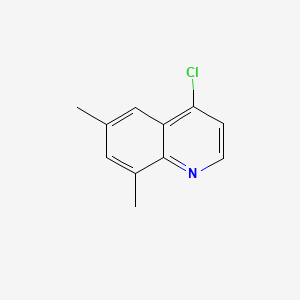 Chemical structure of 4-Chloro-6,8-dimethylquinoline
