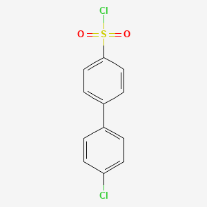 Chemical structure of 4′-Chlorobiphenyl-4-sulfonyl chloride