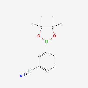Chemical structure of 3-Cyanophenylboronic acid pinacol ester