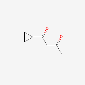 Chemical structure of 1-Cyclopropyl-1,3-butanedione