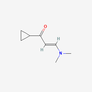Chemical structure of 1-Cyclopropyl-3-(dimethylamino)-2-propen-1-one