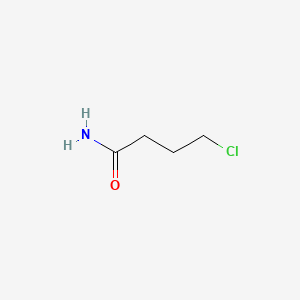 Chemical structure of 4-Chlorobutanamide