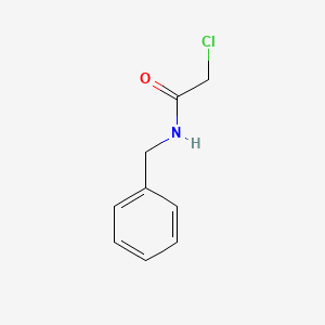 Chemical structure of 2-Chloro-N-benzylacetamide