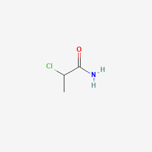 Chemical structure of 2-Chloropropanamide