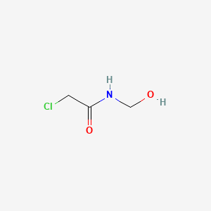 Chemical structure of 2-Chloro-N-(hydroxymethyl)acetamide
