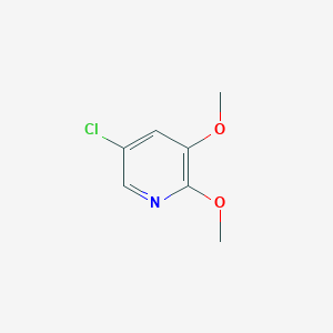 Chemical structure of 5-Chloro-2,3-dimethoxypyridine