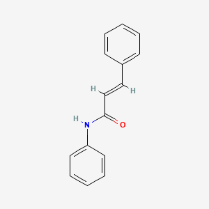 Chemical structure of N,3-Di(Phenyl)Prop-2-Enamide