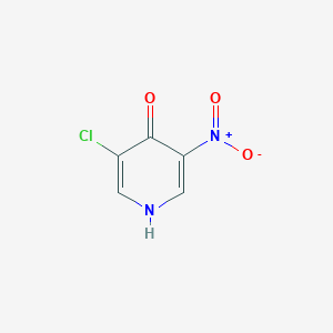 Chemical structure of 3-Chloro-5-nitropyridin-4-ol