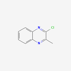 Chemical structure of 2-Chloro-3-methylquinoxaline