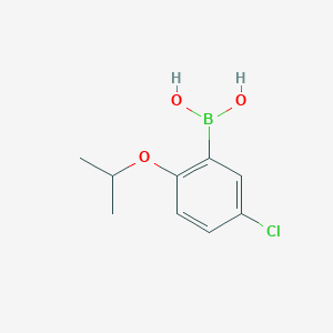 Chemical structure of 5-Chloro-2-isopropoxyphenylboronic acid