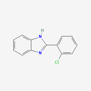 Chemical structure of 2-(2-Chlorophenyl)benzimidazole