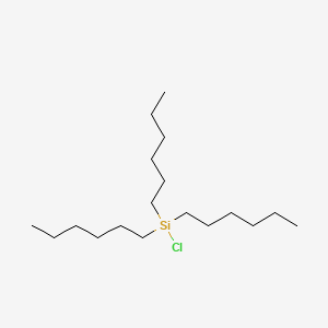 Chemical structure of Chlorotrihexylsilane