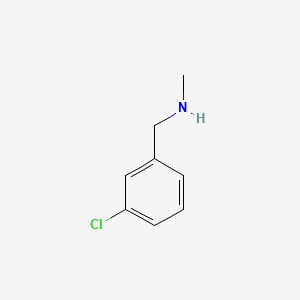 Chemical structure of 3-Chloro-N-methylbenzylamine