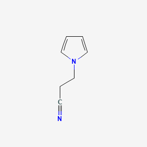 Chemical structure of 1-(2-Cyanoethyl)pyrrole