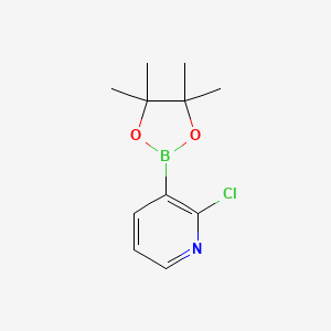 Chemical structure of 2-Chloro-3-pyridineboronic acid pinacol ester