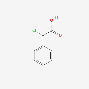 Chemical structure of α-Chlorophenylacetic acid