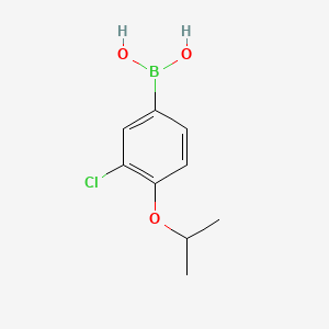 Chemical structure of 3-Chloro-4-isopropoxyphenylboronic acid