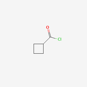 Chemical structure of Cyclobutanecarbonyl chloride