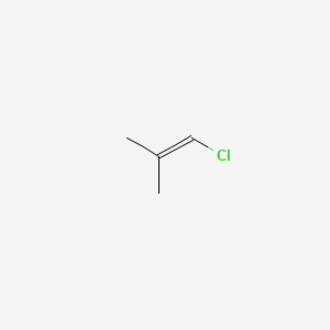 Chemical structure of 1-Chloro-2-methylpropene