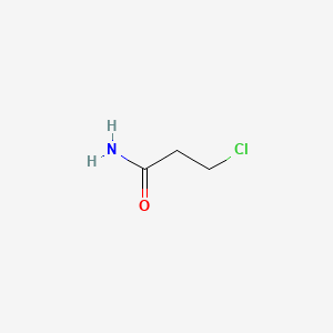 Chemical structure of 3-Chloropropanamide