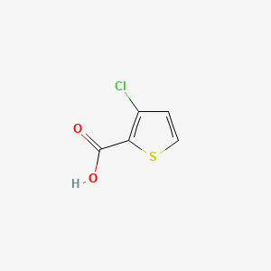 Chemical structure of 3-Chlorothiophene-2-carboxylic acid