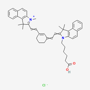 Chemical structure of Cy7·5 carboxylic acid