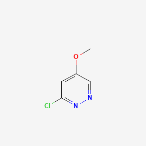 Chemical structure of 3-chloro-5-methoxypyridazine