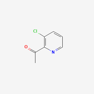 Chemical structure of 1-(3-Chloropyridin-2-yl)ethanone
