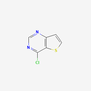 Chemical structure of 4-chlorothieno[3,2-d]pyrimidine