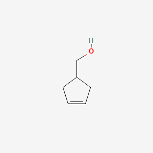 Chemical structure of cyclopent-3-en-1-ylmethanol
