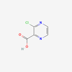 Chemical structure of 3-chloropyrazine-2-carboxylic acid