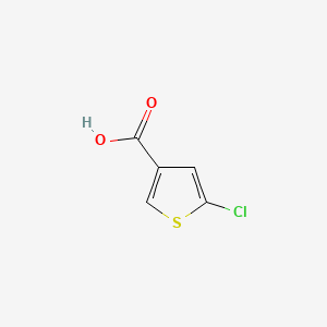 Chemical structure of 5-chlorothiophene-3-carboxylic acid