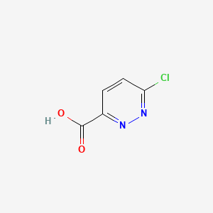 Chemical structure of 6-chloropyridazine-3-carboxylic acid
