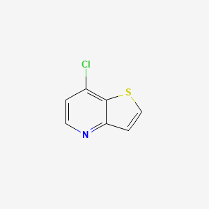 Chemical structure of 7-chlorothieno[3,2-b]pyridine