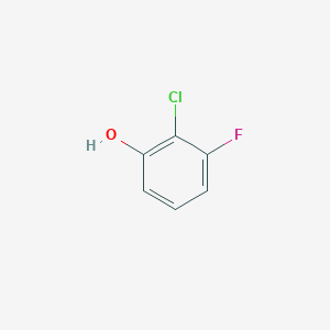 Chemical structure of 2-chloro-3-fluorophenol