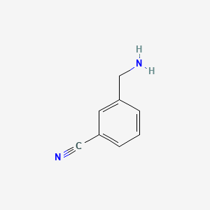 Chemical structure of 3-Cyanobenzylamine