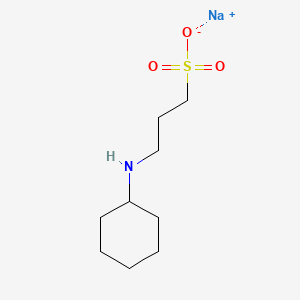 Chemical structure of CAPS sodium salt