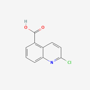 Chemical structure of 2-Chloroquinoline-5-carboxylic acid