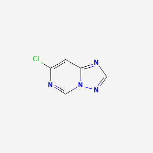 Chemical structure of 7-Chloro[1,2,4]triazolo[1,5-c]pyrimidine