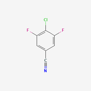 Chemical structure of 3,5-Difluoro-4-chlorobenzonitrile