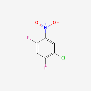 Chemical structure of 5-Chloro-2,4-difluoronitrobenzene