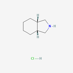 Chemical structure of Cis-hexahydroisoindole, HCl