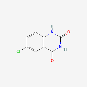 Chemical structure of 6-Chloroquinazoline-2,4-dione