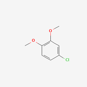 Chemical structure of 4-Chloro-1,2-dimethoxybenzene