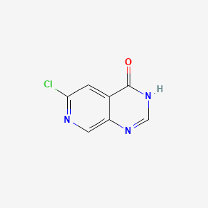 Chemical structure of 6-Chloropyrido[3,4-d]pyrimidin-4(3h)-one