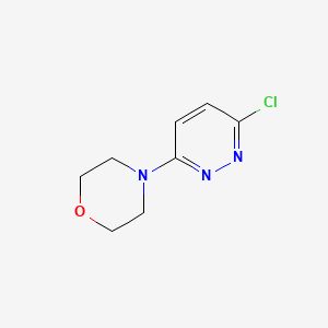 Chemical structure of 4-(6-Chloropyridazin-3-yl)morpholine