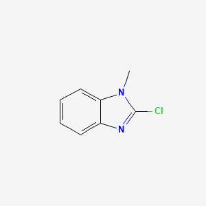 Chemical structure of 2-Chloro-1-methylbenzimidazole